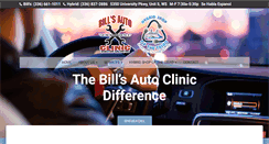 Desktop Screenshot of billsautoclinicnc.com