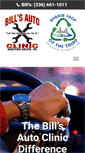 Mobile Screenshot of billsautoclinicnc.com